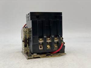 Square D 8536SBO2V02SX10 Size 0 Starter w/ 120V Coil, 1 NO Aux Contact (Used)