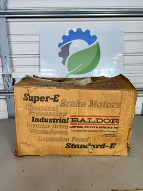 Baldor CM3614T Industrial Electric Motor, 2HP, 208-230/460VAC (Open Box)