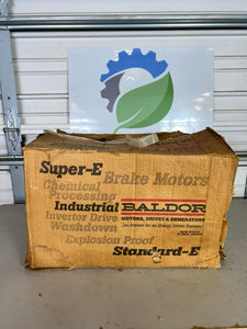 Baldor CM3614T Industrial Electric Motor, 2HP, 208-230/460VAC (Open Box)