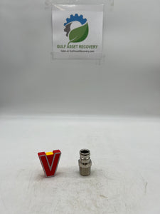 Eaton Capri CAP808794V1 Nickel Brass Cable Gland, 3/4" NPT (No Box)