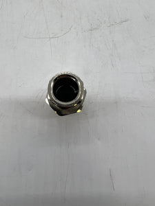 Eaton Capri CAP808694V1 Nickel Brass Cable Gland, 1/2" NPT (No Box)