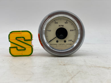 National Control Systems 0-250 RPM Tachometer (Used)