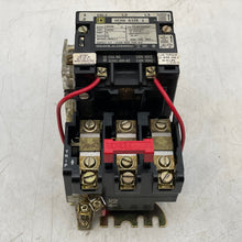 Load image into Gallery viewer, Square D 8536SCO3V02SX01 Size 1 Starter w/ 120V Coil, 1 NC Aux Contact (Used)