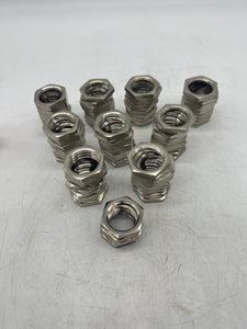 Appleton CMP 075NPTLN5 Nickel Brass Locknut 3/4", *Lot of (95)* (No Box)