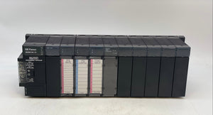 GE Fanuc PLC Assy Series 90-30 30W Power Supply w/ (10) Slot Base (5) Mod (5) Fill (Used)
