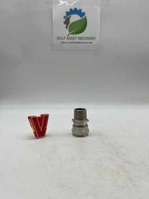 Eaton Capri ADE1N1003NPN Nickel Brass Cable Gland, 1
