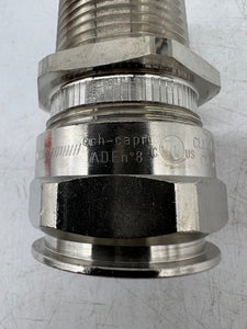 Eaton Capri ADE1N1003NPN Nickel Brass Cable Gland, 1" NPT (No Box)