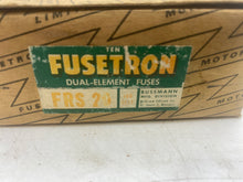 Load image into Gallery viewer, Bussmann FRS-20 Fusetron Dual Element Time Delay Fuse, 600V *Box of (10)* (Open Box)