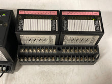 Load image into Gallery viewer, GE Fanuc IC670MDL240J (x2) AC Grouped Input 16PT w/ IC670CHS001E I/O Base (Used)
