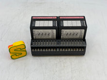 Load image into Gallery viewer, GE Fanuc IC670MDL240J (x2) AC Grouped Input 16PT w/ IC670CHS001E I/O Base (Used)