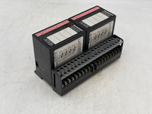 Load image into Gallery viewer, GE Fanuc IC670MDL240J (x2) AC Grouped Input 16PT w/ IC670CHS001E I/O Base (Used)