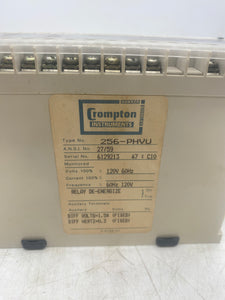 Crompton 256-PHVU Protector Trip Relay (Open Box)