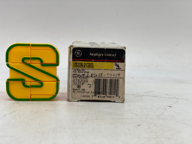 GE CR305X100D Auxiliary Contact Block NO Size 0-9 *Box of (2)* (Open Box)