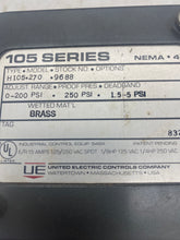 Load image into Gallery viewer, United Electric Controls H105.270 9968 Pressure Switch, 0-200PSI (No Box)