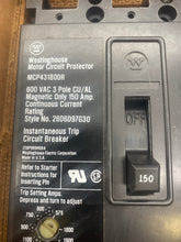 Load image into Gallery viewer, Westinghouse MCP431800R Motor Circuit Protector, 150A, 3P (Open Box)