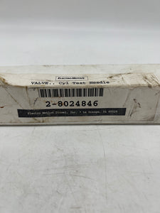 Electro-Motive EMD 2-8024846 Cylinder Test Needle Valve *Box of (2)* (Open Box)