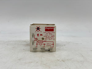 Dayton 6A857 Solid State Timer Off Delay, .5-10S, 24-240VAC *Lot of (6)* (New)