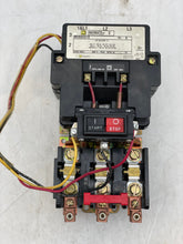 Load image into Gallery viewer, Square D 8536SEG1V08 Size 3 Starter 208V/60Hz Coil w/ Start/Stop PB (Used)