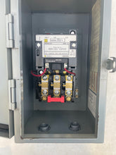 Load image into Gallery viewer, Square D 8536SCA3V08 Size 1 Starter In Enclosure w/ 208V Coil (Used)
