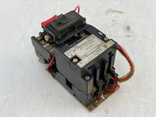 Load image into Gallery viewer, Square D 8536SCG3V08C Size 1 Starter w/ Selector Switch, 208V Coil (Used)