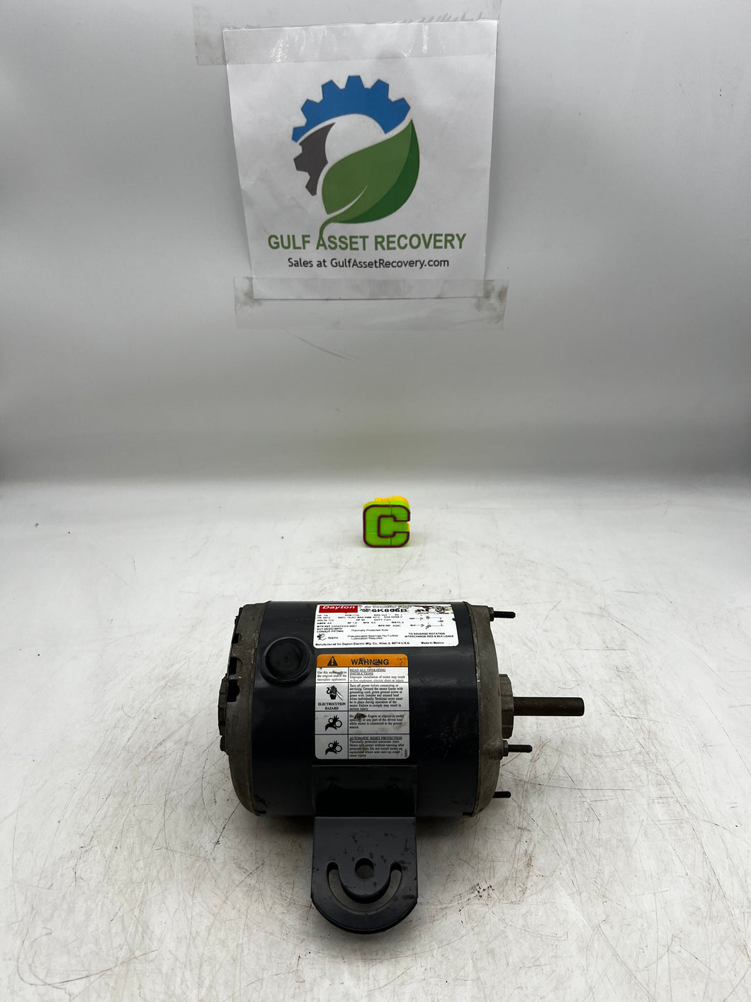 Dayton 6K806B Air Circulator Motor, 1/4 HP, 1725 RPM, 115 VAC, Single Phase (No Box)