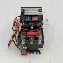 Load image into Gallery viewer, Square D 8536SCG3V08A Size 1 Starter w/ Start-Stop PB, 208V Coil (Used)
