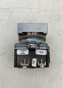 Eaton E30DX4 Compact Pushbutton Operator w/ Indicator Light 25V AC/DC (New)
