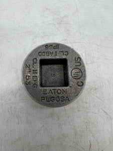 Eaton Crouse-Hinds PLG6-SA Recessed Pipe Plug, 2" *Lot of (13)* (No Box)