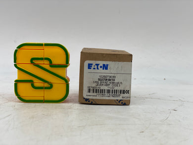 Eaton 10250T3033 Selector Switch 3 Pos Spr Ret NEMA 4, 4X-13 Series A3 (New)