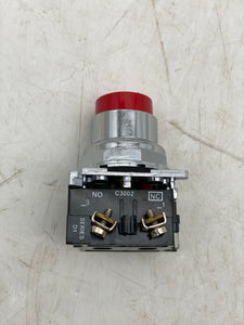 Cutler-Hammer 10250T31R Pushbutton Operator, Long Button, Red (New)