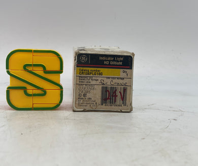 GE CR104PLG18G HD Oiltight Indicator Light Green Lens 24V (New)