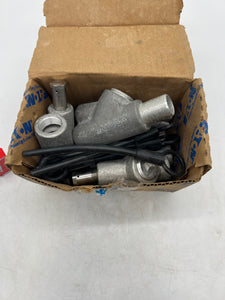 Eaton Crouse-Hinds EYD26-SA Male/Female Hub w/ Drains, 3/4" *Box of (5)* (Open Box)