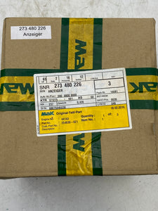 MAK-Caterpillar 273.480.226 0.006-93.42.00-56 Turbo Charger Indicator, 0-4000 RPM (New)