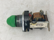 Load image into Gallery viewer, GE CR2940UE212C4 Indicator Light Oiltight 480V 50-60HZ Green Lexan Cap (New)