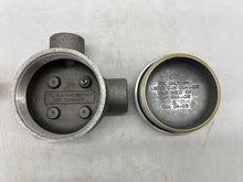 Load image into Gallery viewer, Eaton Crouse-Hinds GUAL26-SA Conduit Outlet Box w/ Cover, 3/4&quot;, *Lot of (3)* (No Box)