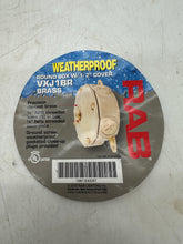 Load image into Gallery viewer, RAB VXJ1BR 4&quot; Round Junction Box w/ 1/2&quot; NPS Cover, Brass (Open Box)