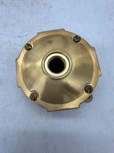 Load image into Gallery viewer, RAB VXJ1BR 4&quot; Round Junction Box w/ 1/2&quot; NPS Cover, Brass (Open Box)