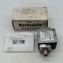 Load image into Gallery viewer, Barksdale E1H-H90-F2 Pressure Actuated Switch, 1000 PSI (New)