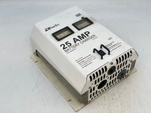 Charles 9Q-12255HQ-A Battery Charger, HQ Series, In: 120VAC Out: 12VDC 25A (Used)