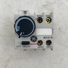 Load image into Gallery viewer, GE BTLF60D Pneumatic Timer Block, Delay On, 1-60 Seconds, 1 NO+1 NC  (Open Box)