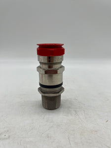 Eaton Capri ADE6CN1002NPSCN Nickel Brass Cable Gland, 1" NPT (No Box)