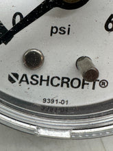 Load image into Gallery viewer, Ashcroft 9391-01 Pressure Gauge, 0-60 PSI, 1/4&quot; NPT *Lot of (3)* (No Box)