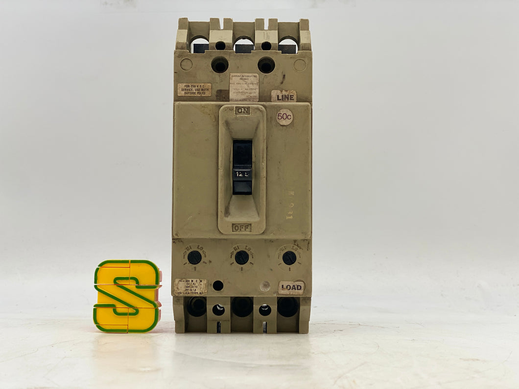 FPE HFJ434125 Circuit Breaker, Type HFJ, 125A, 3-Pole, 480V (Used)