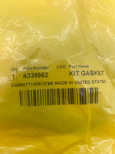 Caterpillar 4339952 Water Pump Install Kit (New)