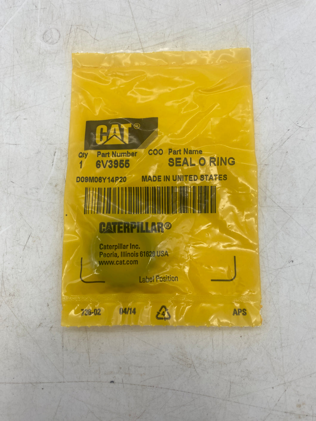 Caterpillar 6V-3955 Seal-O-Ring, *Lot of (7)* (New)