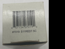 Load image into Gallery viewer, Halco 07019 Ceramic Red Bulb, 7.5W 130V S11 Med Screw E26 Base *Lot of (13)* (Open Box)