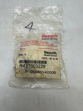 Rexroth Aventics R431003229 P-053460-K0006 Pilot Air Cartridge Repair Kit (New)
