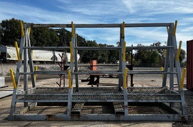 Portable Heavy Duty Steel A-Frame Storage Rack (Used)