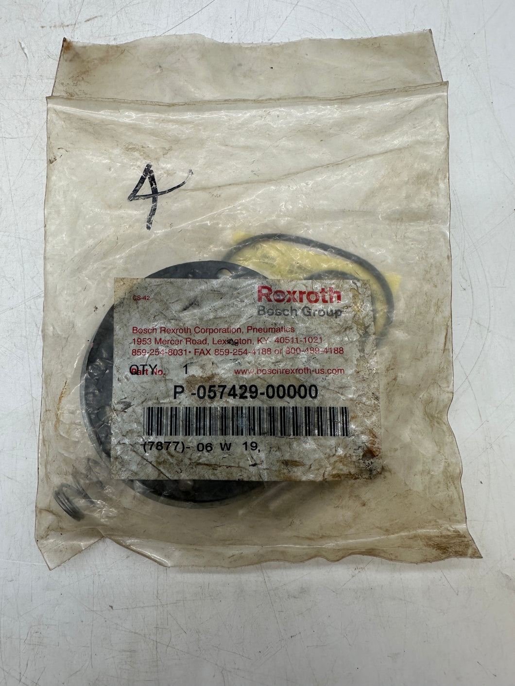 Rexroth R431004153 P-057429-00000 Pneumatic Valve Repair Kit (New)