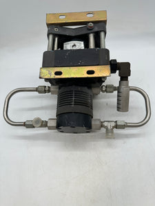 Haskel AAD-5 Air Amplifier, 1/2" NPS Air Inlet, 1/2" Tube Inlet/Outlet Port (Used)